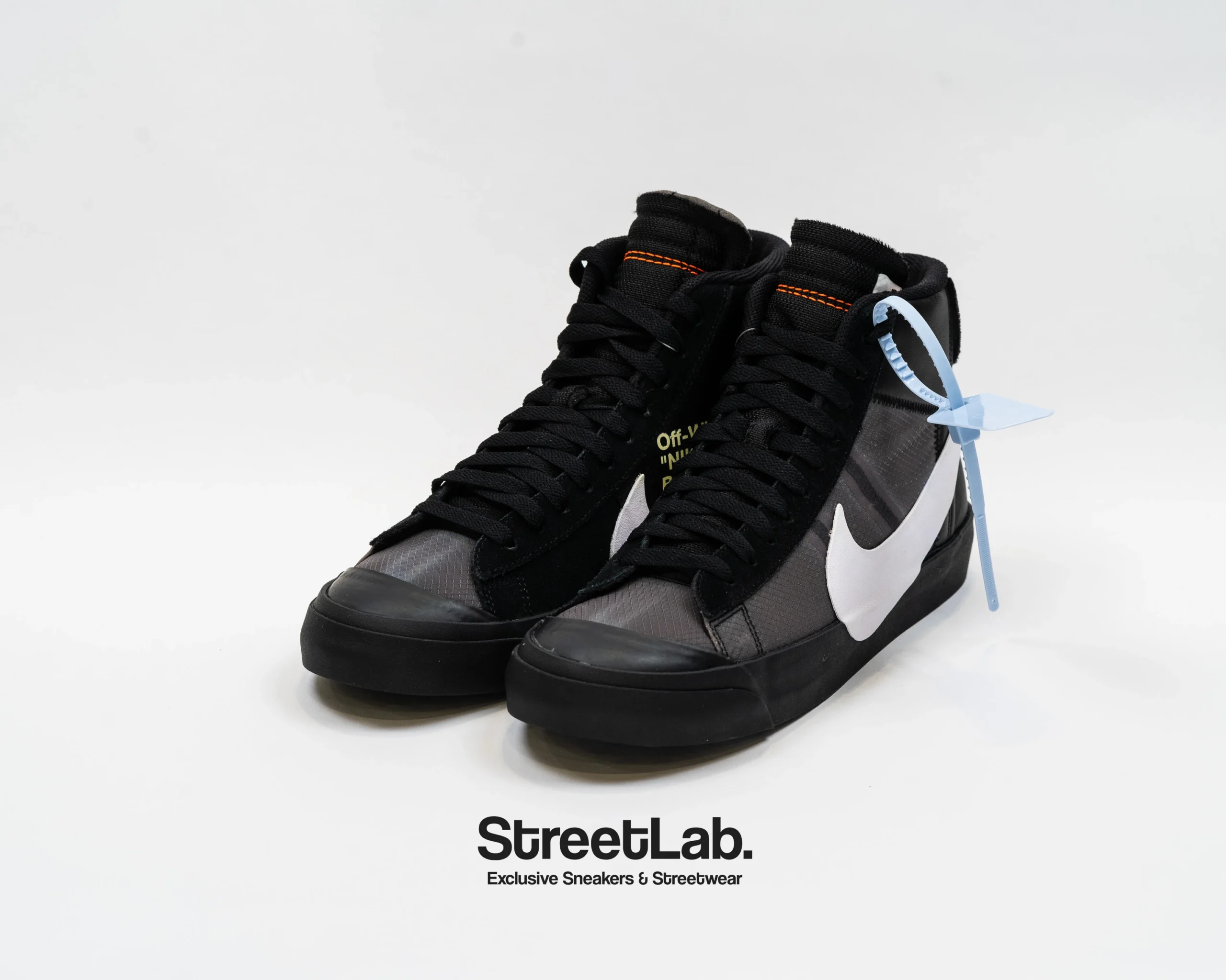 Nike Off White Blazer Mid Black - StreetLab®